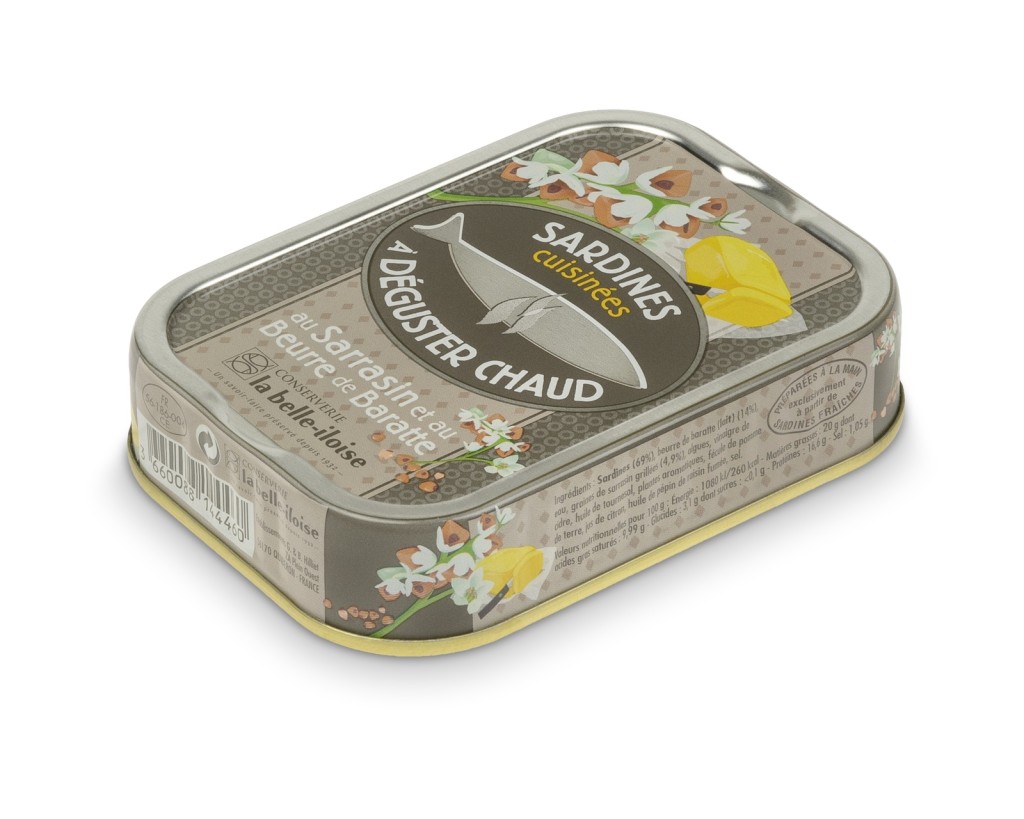 Sardynki z kaszą gryczaną na ciepło