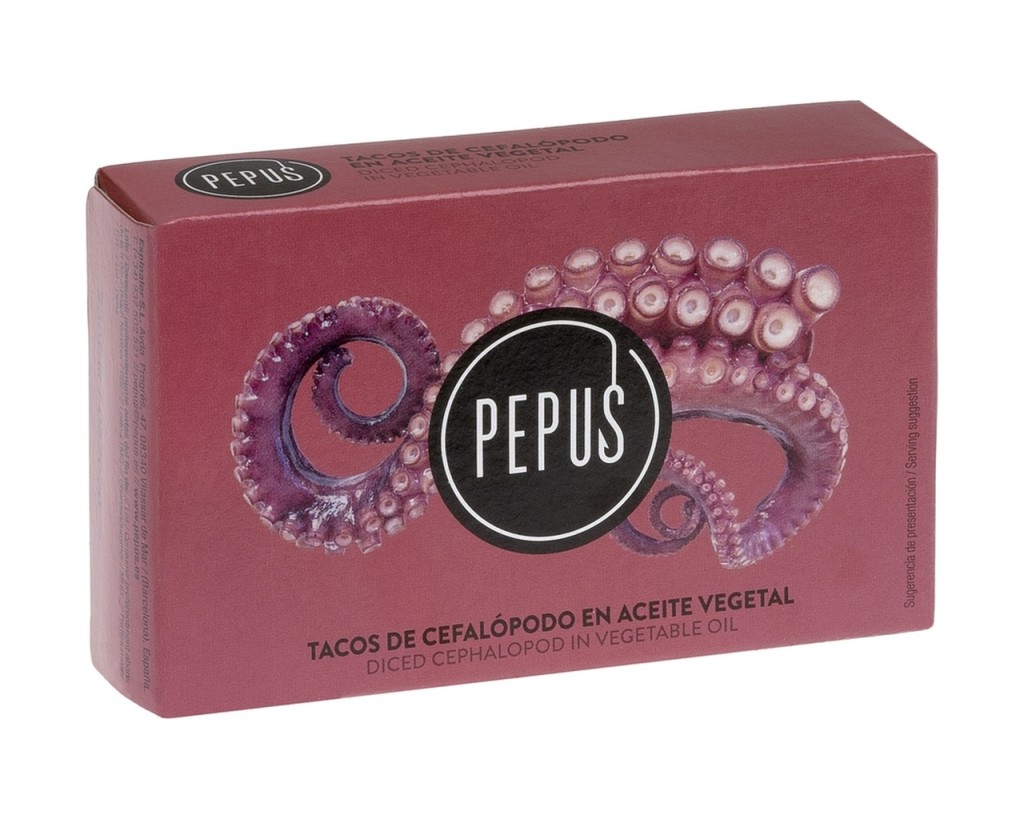 Macki kałamarnicy krojone w oleju słonecznikowym