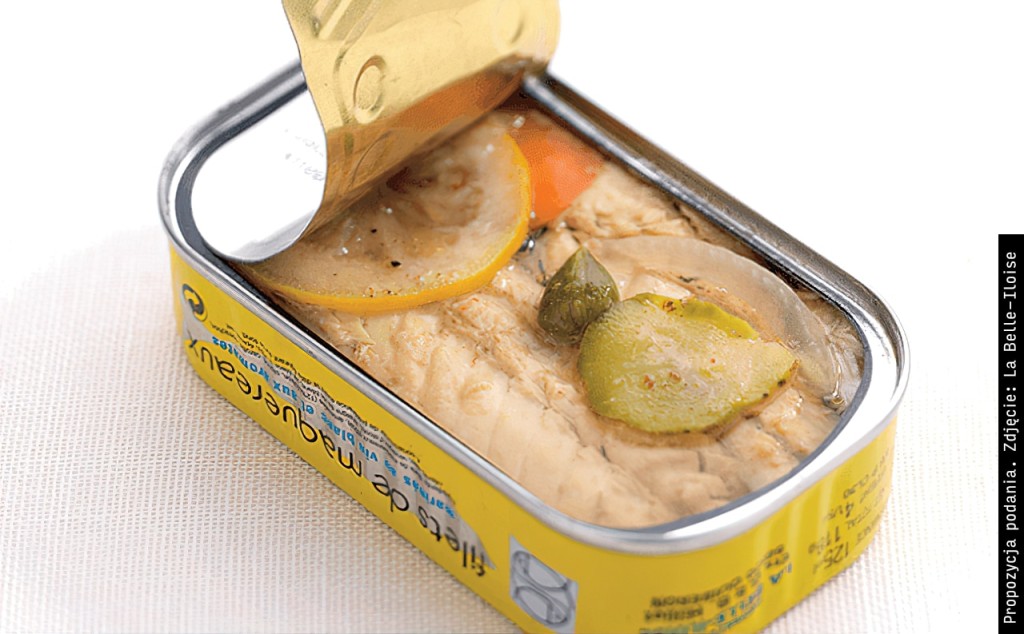 Filety z makreli w białym winie i z aromatami