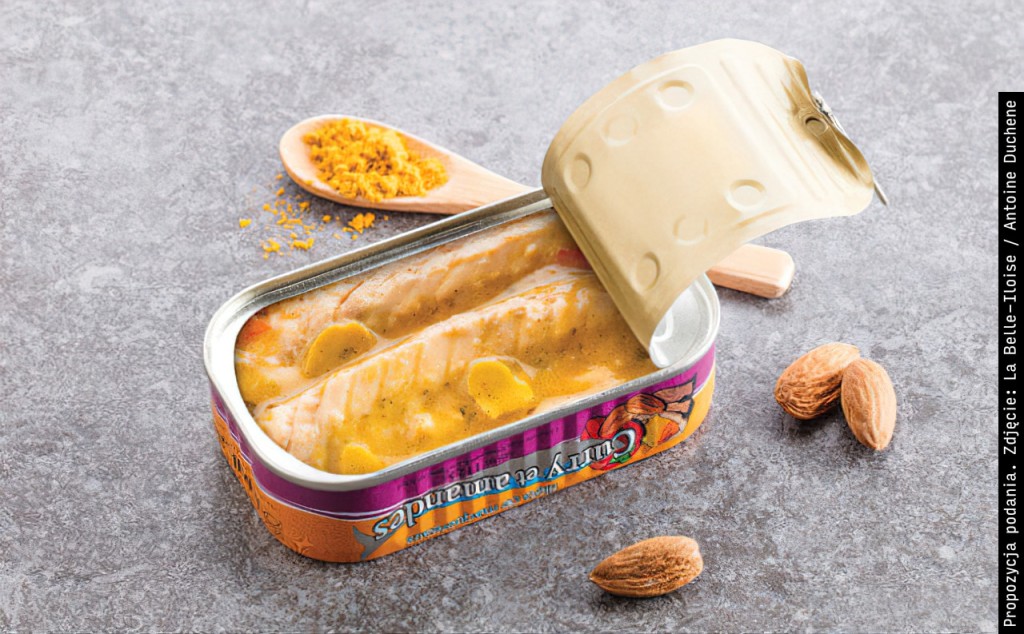 Filety z makreli w curry z migdałami