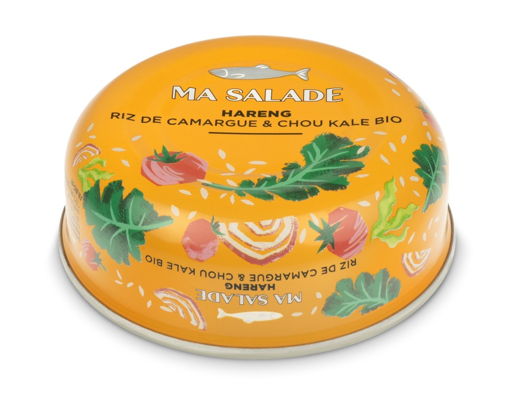 Sałatka ze śledziem i ryżem z Camargue