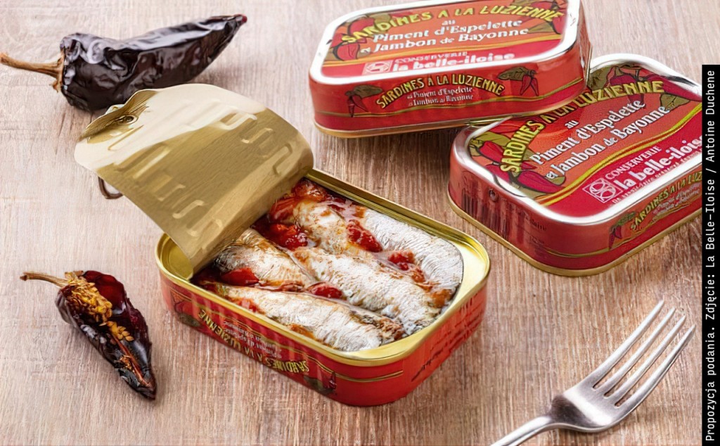 Sardynki à la Luzienne w oliwie ekstra z pierwszego tłoczenia