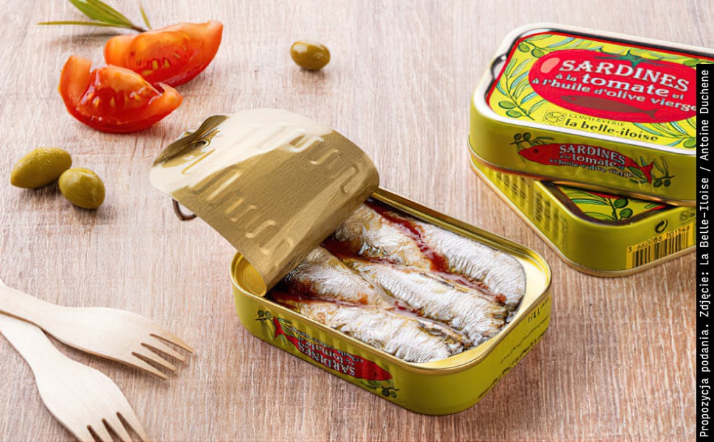 Sardynki z pomidorami w oliwie ekstra z pierwszego tłoczenia