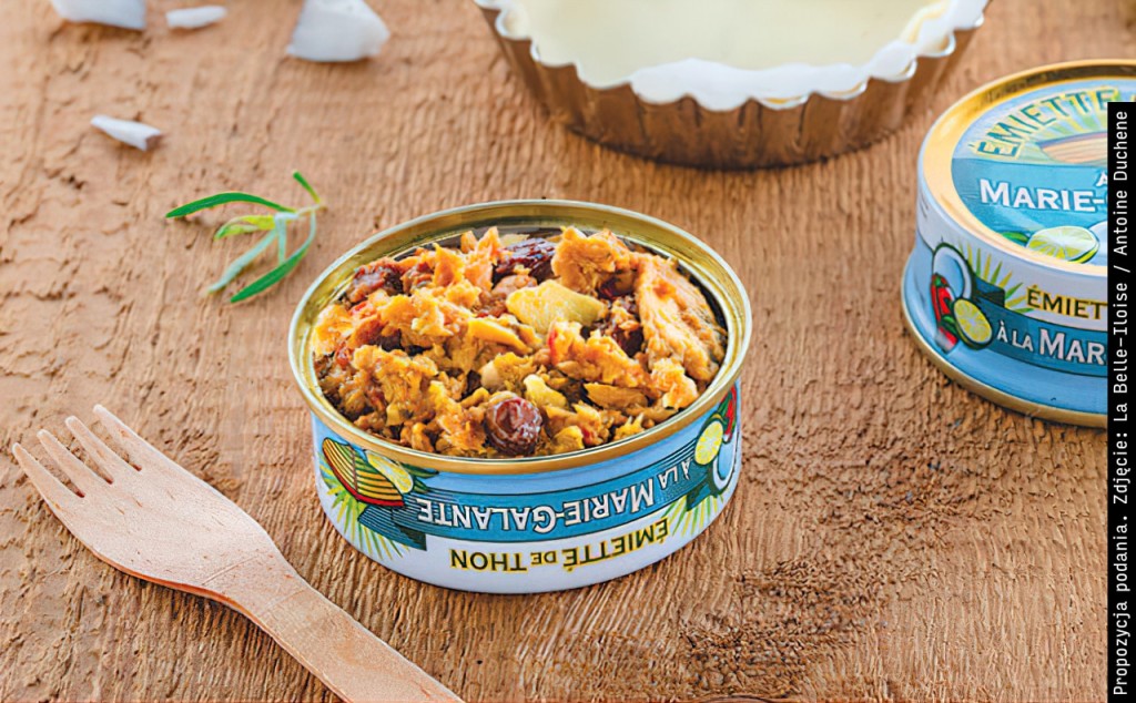 Tuńczyk biały pokruszony à la Marie-Galante