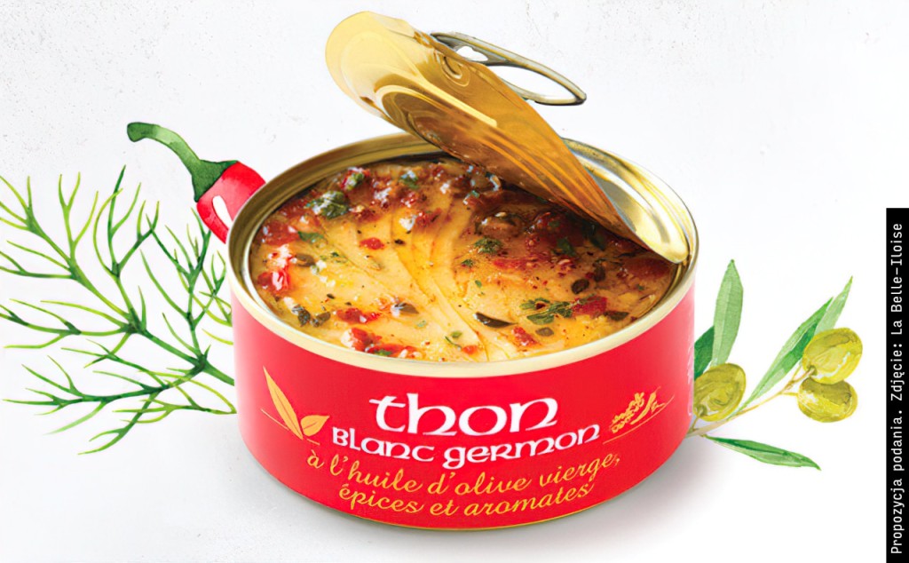 Tuńczyk biały z ziołami w oliwie ekstra z pierwszego tłoczenia