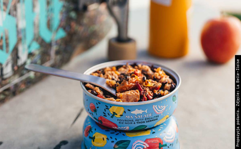 Sałatka z tuńczykiem i papryką