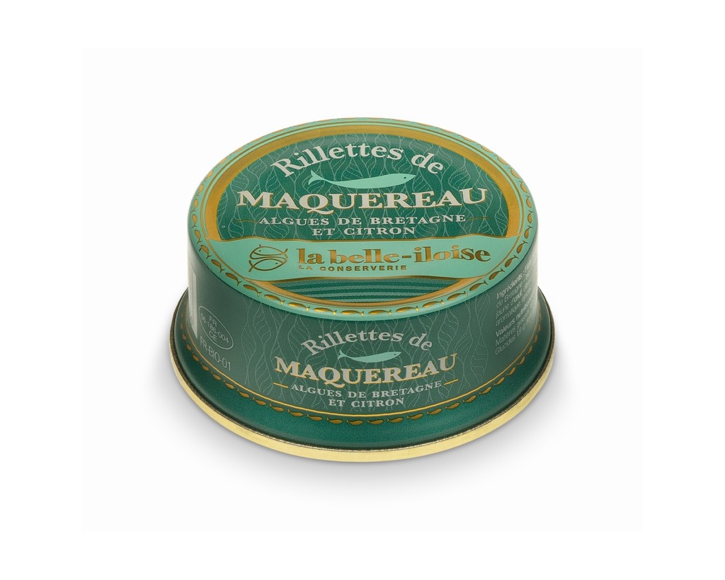 Rillettes z makreli z algami i cytryną