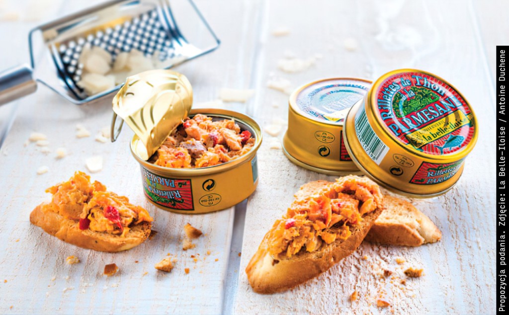 Pasta z tuńczyka białego z parmezanem