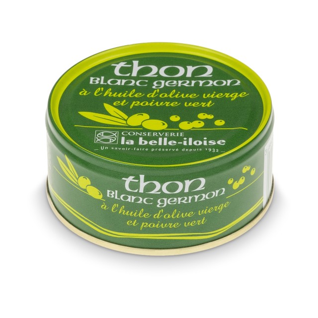 Tuńczyk biały z zielonym pieprzem w oliwie ekstra z pierwszego tłoczenia