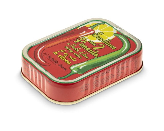 Sardynki z dwoma paprykami w oliwie ekstra z pierwszego tłoczenia