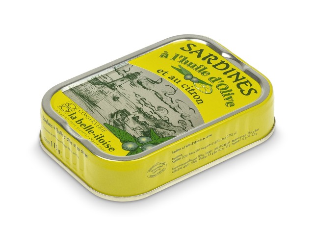 Sardynki z cytryną w oliwie ekstra z pierwszego tłoczenia