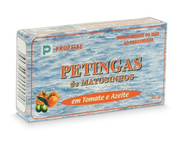 Sardynki małe z Matosinhos z pomidorami i oliwą